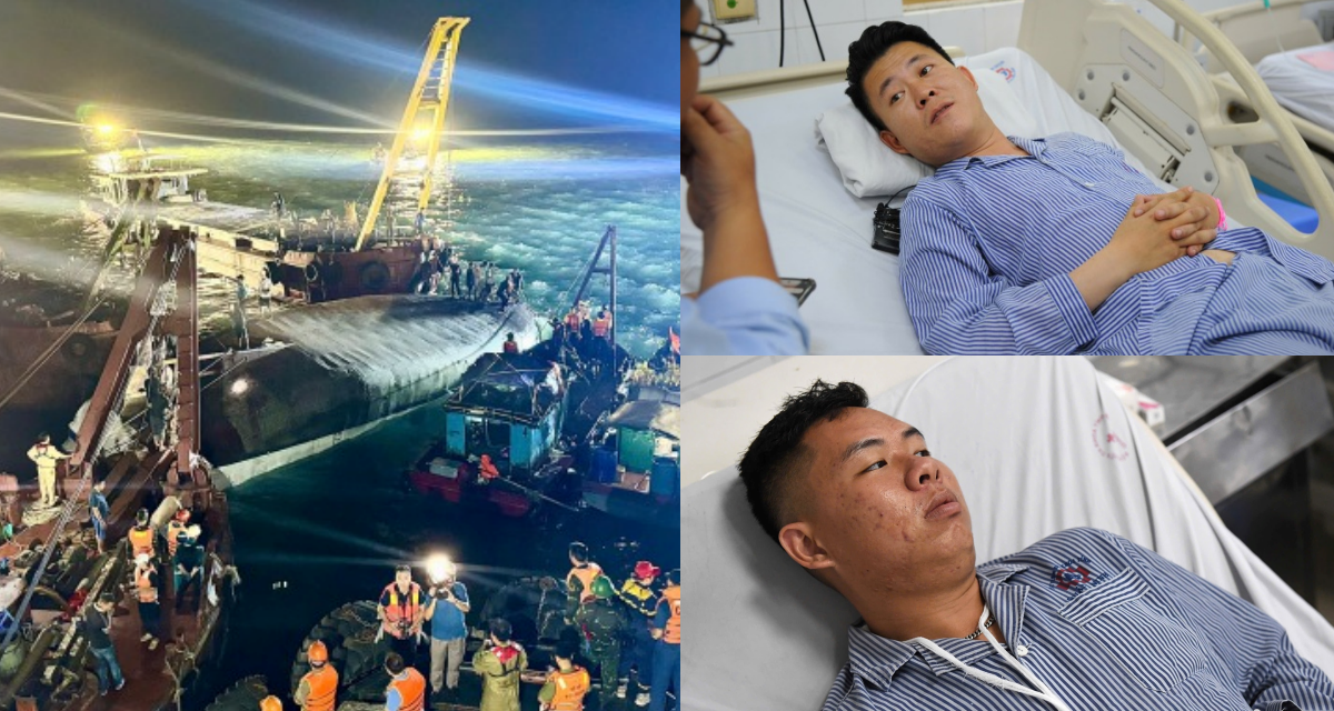 Thuyền viên con tàu bị lật ở Quảng Ninh sợ hãi trôi dạt 3 tiếng, chủ tàu không yêu cầu mặc áo phao