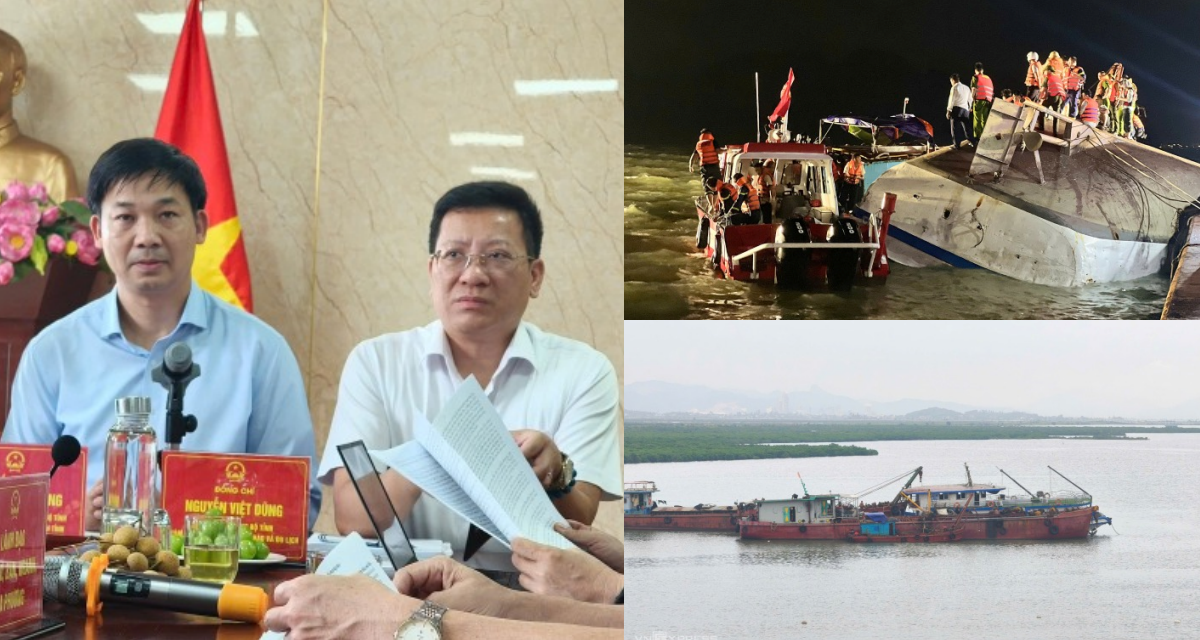 Số hành khách trên tàu bị lật ở Quảng Ninh khác báo cáo của thuyền trưởng, biên phòng có mặt sau 15 phút