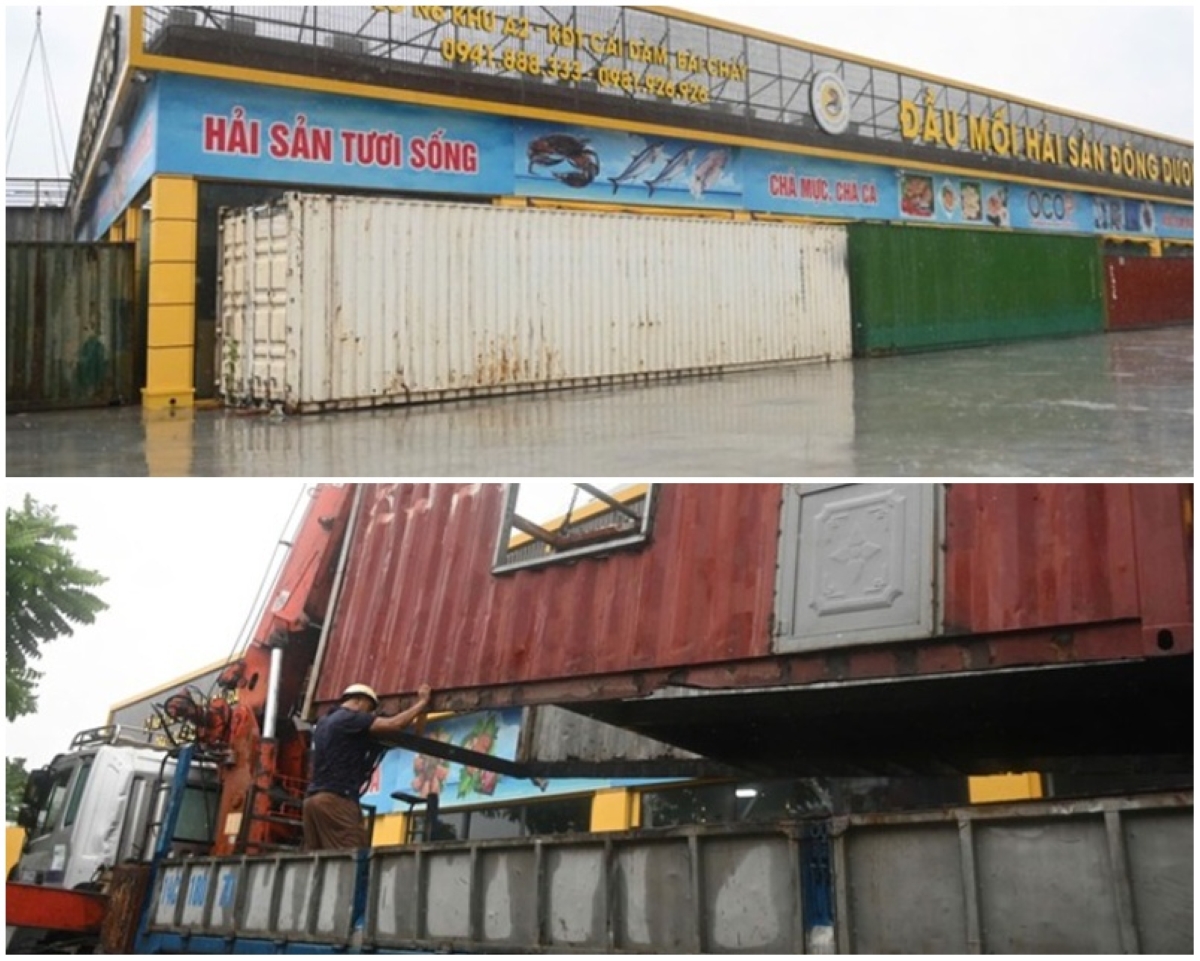 Nhà hàng hải sản Quảng Ninh chi hàng trăm triệu đồng chống bão số 3 Wipha: Mất tiền còn hơn sập quán