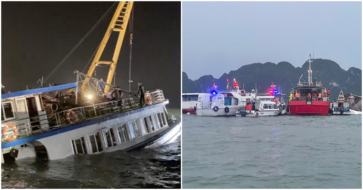 NÓNG: Tìm thấy thi thể bé trai trong vụ lật tàu ở Quảng Ninh ở địa điểm bất ngờ, đang xác minh danh tính