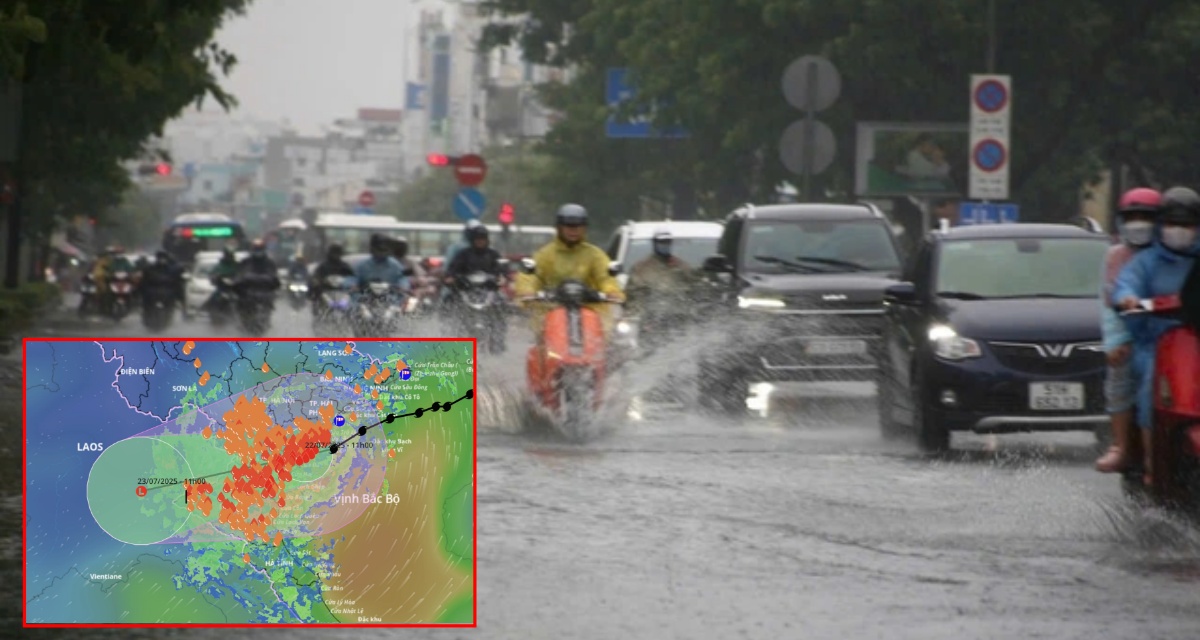 Cập nhật mới nhất: Bão Wipha suy yếu nhưng tiềm ẩn nguy hiểm, cảnh báo thiên tai chiều tối nay