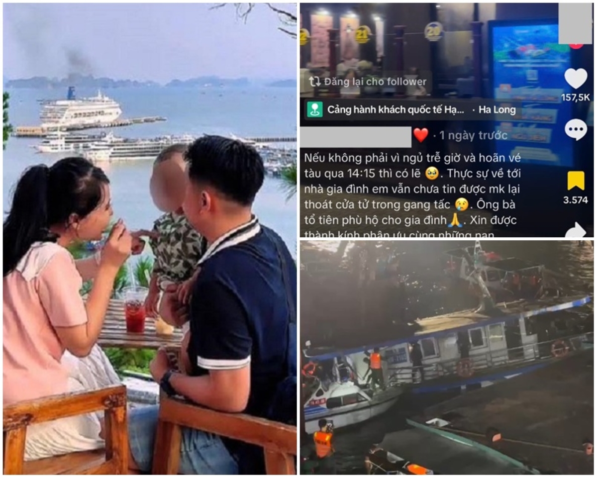 Bị tố dựng chuyện thoát nạn lật tàu ở vịnh Hạ Long câu views, \'Gia đình nhà Thóc\' nói 1 câu cứng rắn