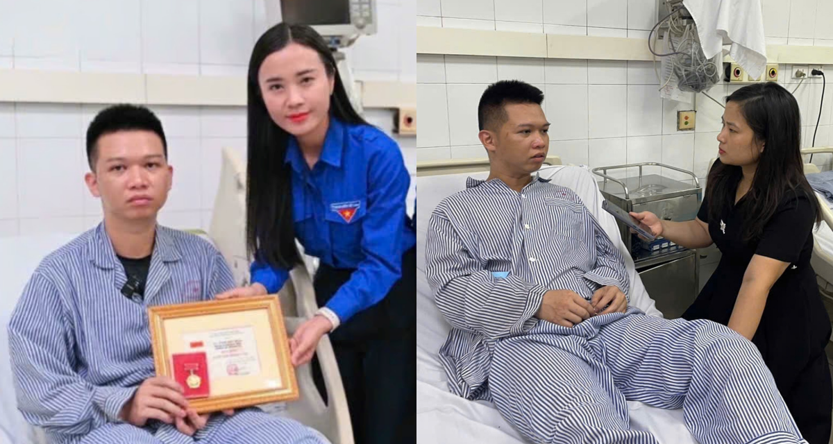 Một nạn nhân may mắn sống sót trong vụ lật tàu Quảng Ninh được vinh danh vì hành động dũng cảm