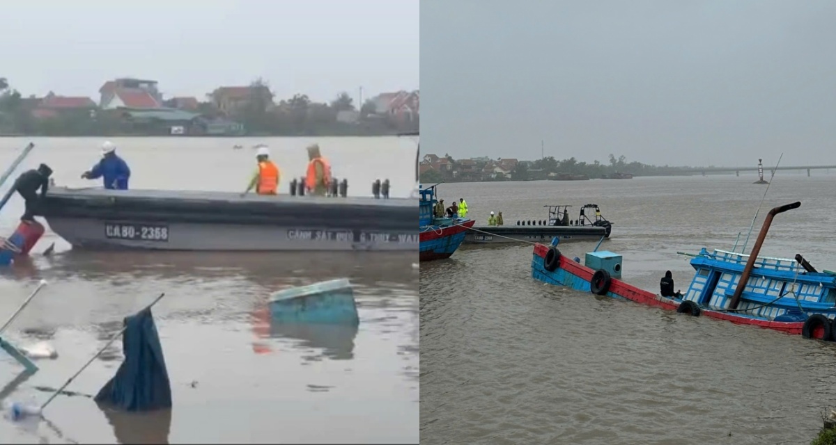 Tàu cá lật chìm vì gió lốc giữa bão Wipha ở Quảng Ninh: Lộ diễn biến thót tim cứu 9 thuyền viên