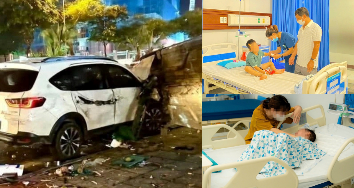 Phép màu xuất hiện với 2 cháu bé bị thương nặng trong vụ tai nạn liên hoàn ở Hà Nội, CĐM mừng rỡ