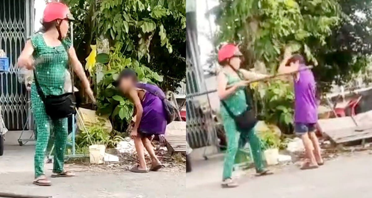 Hai bé bị cô ruột đánh tới tấp, van xin vẫn ăn đòn dã man vì không bán hết vé số, công an thông tin nóng