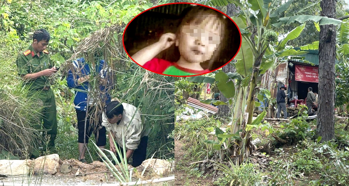 Bé gái 2 tuổi mất tích bí ẩn ở Lâm Đồng: 20 ngày sau tìm thấy thi thể trong tình trạng ám ảnh