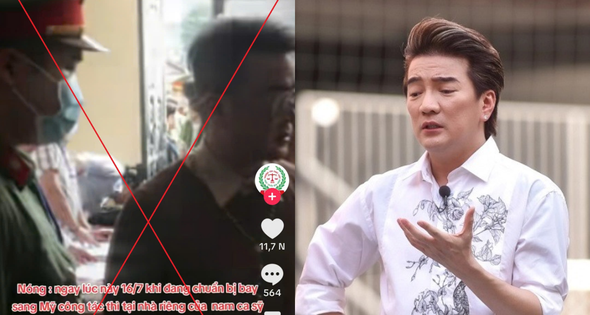 Đàm Vĩnh Hưng lên tiếng về thông tin bị công an đến xét nhà, nhắc đến bà Nguyễn Phương Hằng