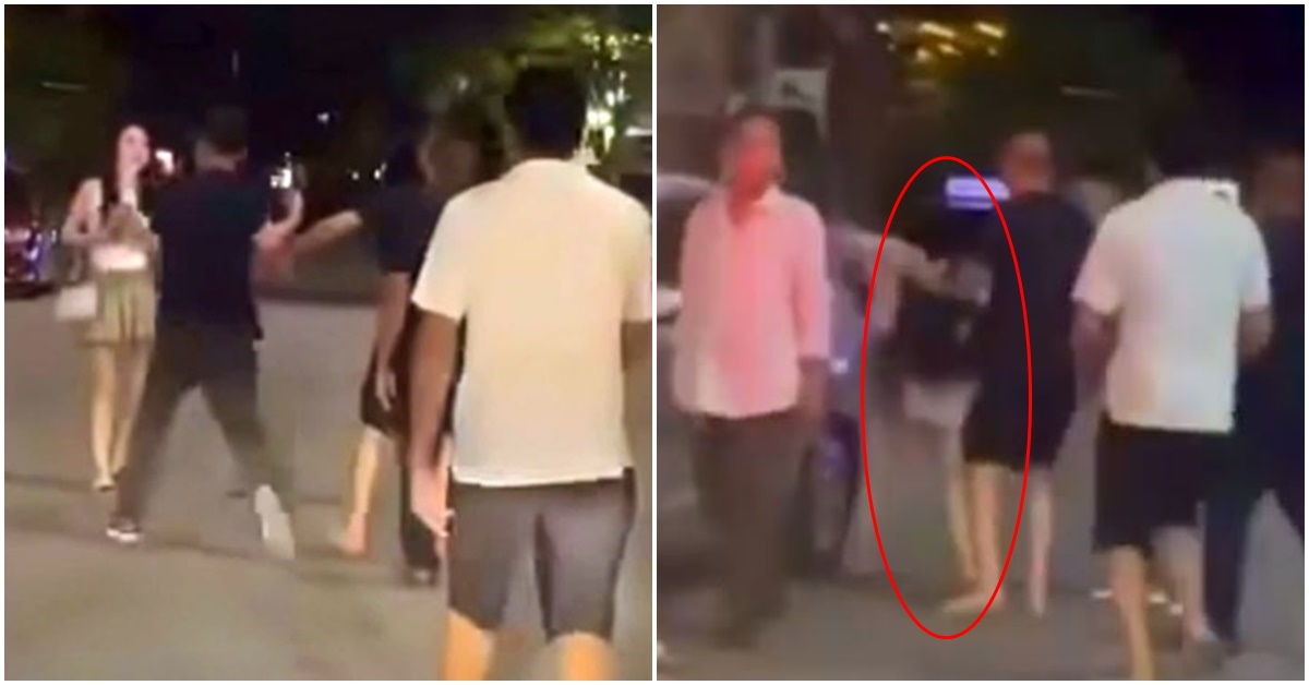 Clip 1 nhóm người đàn ông hành hung 3 người phụ nữ trước cửa quán Karaoke, nguồn cơn khiến nhiều người phẫn nộ