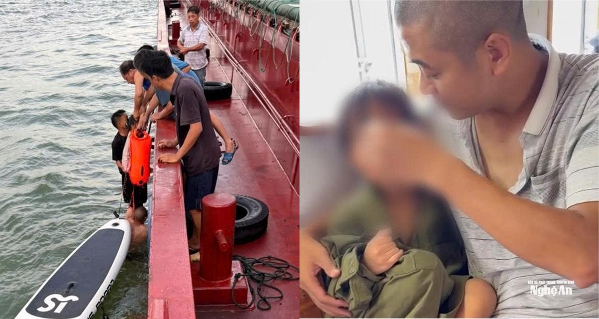 Phép màu đến với hai cha con mất tích trên biển, lênh đênh suốt 13 giờ, được tìm thấy ở nơi bất ngờ