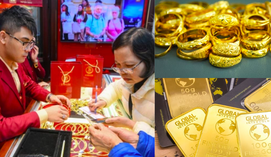 Giá vàng hôm nay 3/8/2025: Diễn biến trái ngược gây \'choáng\' từ giá vàng miếng SJC và vàng nhẫn 