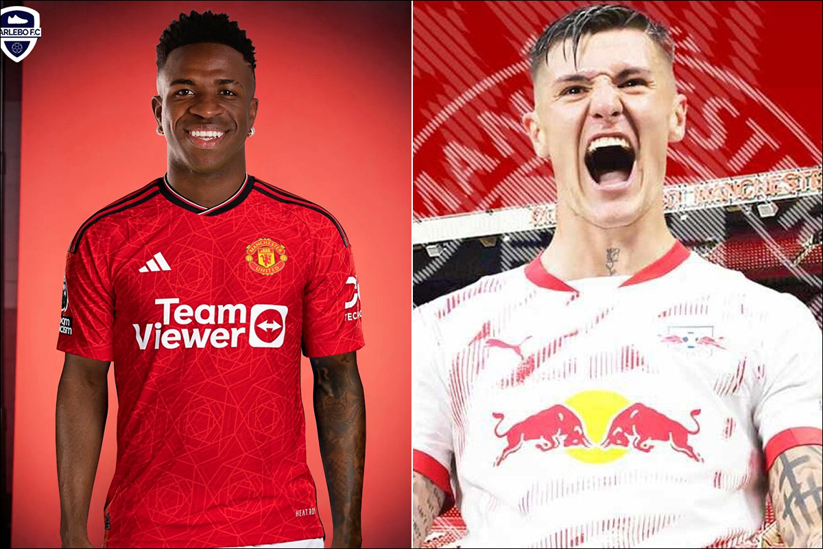 Tin chuyển nhượng trưa 5/8:Real Madrid đồng ý để Vinicius tới Man Utd; Vụ Sesko tới Man United đổ bể
