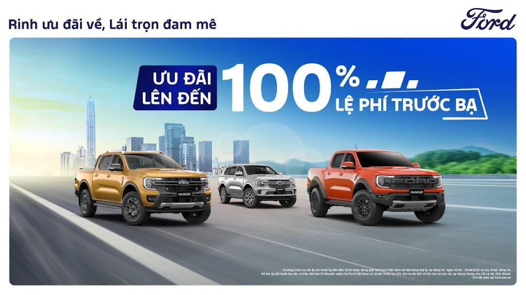 Ford Việt Nam và đại lý triển khai chương trình khuyến mãi tháng 8 với ưu đãi tới gần 60 triệu đồng ảnh 4