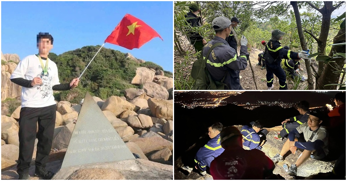 Nam thanh niên 23 tuổi mất tích bí ẩn khi leo ‘nóc nhà’ của Nha Trang, hàng trăm người tìm kiếm 2 ngày chưa thấy