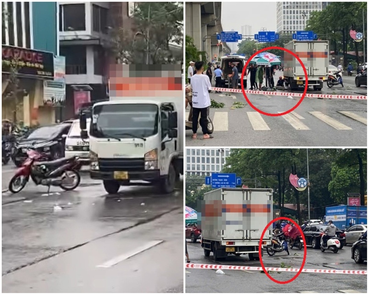 Xe tải và xe máy va chạm mạnh tại Hà Đông, Hà Nội sáng nay: Một người phụ nữ tử vong thương tâm