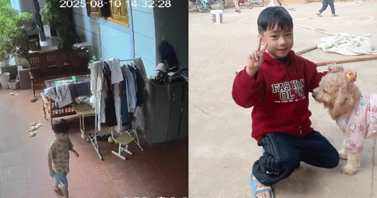 Camera ghi lại hình ảnh cuối của bé trai 5 tuổi mất tích ở Sơn La, gia đình phát hiện chi tiết gây hoang mang