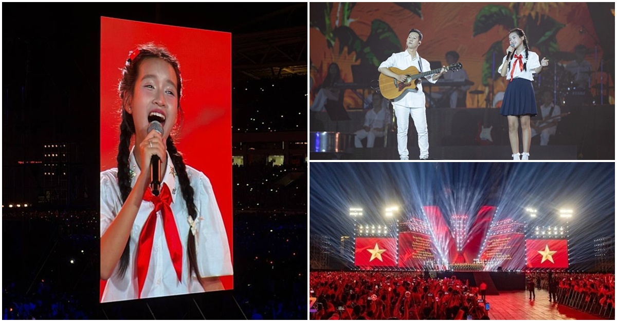 Danh tính cô bé 13 tuổi ‘con nhà người ta’ hát tại ‘Concert Quốc gia’ trước 50.000 khán giả, có thành tích khủng