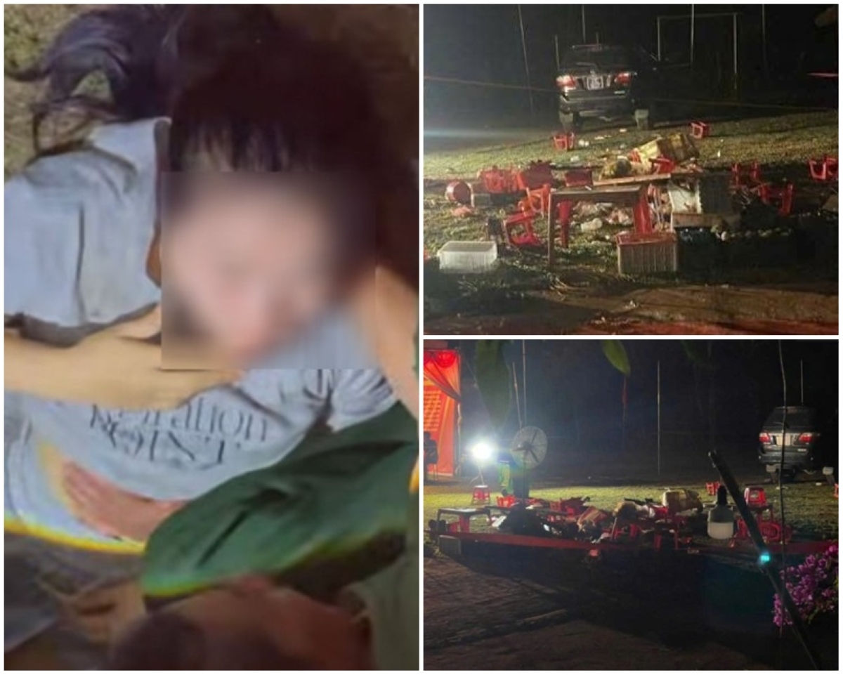Hiện trường hỗn loạn vụ ô tô 7 chỗ đâm đám đông diễn văn nghệ ở Lào Cai: 1 cháu bé 8 tuổi tử vong