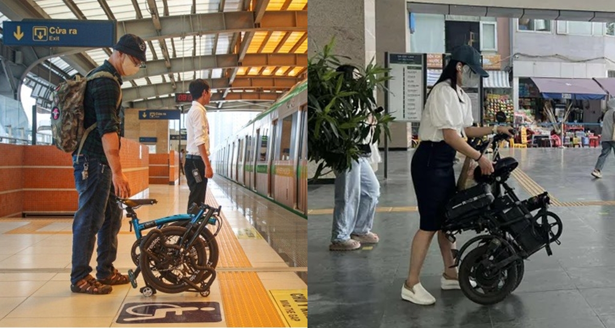 Sự thật chuyện Hanoi Metro cấm hành khách mang xe đạp điện, xe gắn pin lithium lên tàu