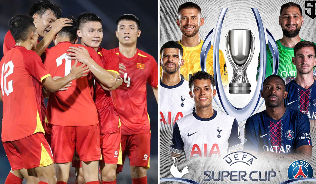 Kết quả bóng đá hôm nay: ĐT Việt Nam \'vút bay\' trên BXH FIFA; Địa chấn ở siêu cúp châu Âu 2025?