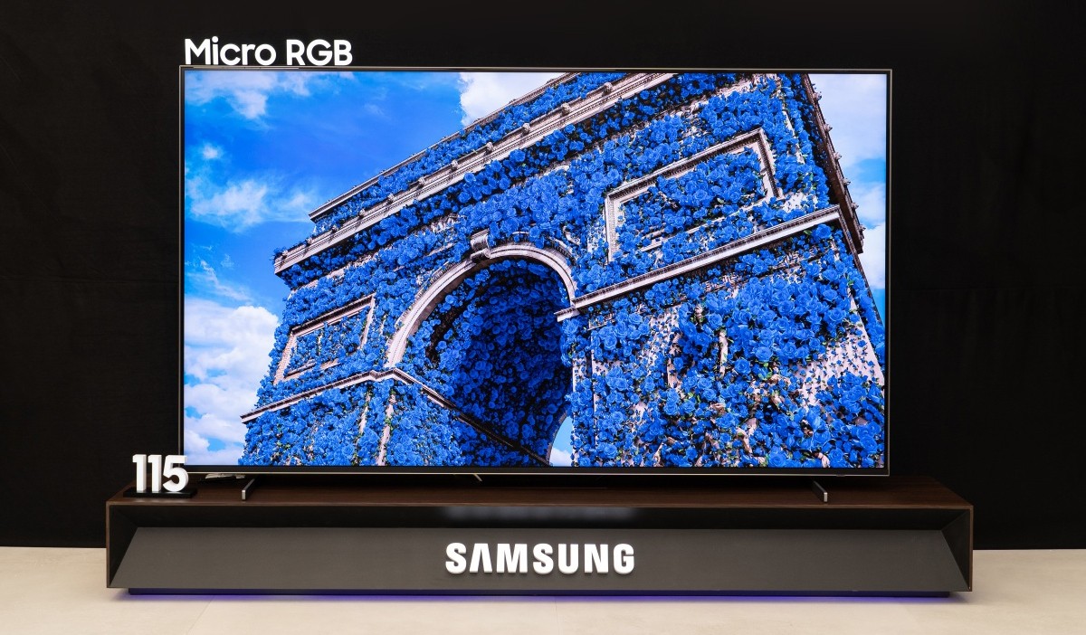 Samsung ra mắt TV Micro RGB được AI hỗ trợ phân giải màn hình đầu tiên trên thế giới, giá ngang Mazda CX-5