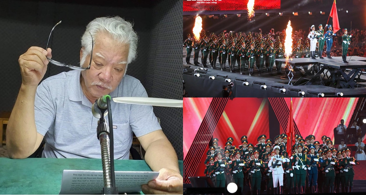 Nam NSND khiến khán giả ‘sởn da gà’ vì giọng đọc trong concert 50.000 khán giả, xuất thân danh giá
