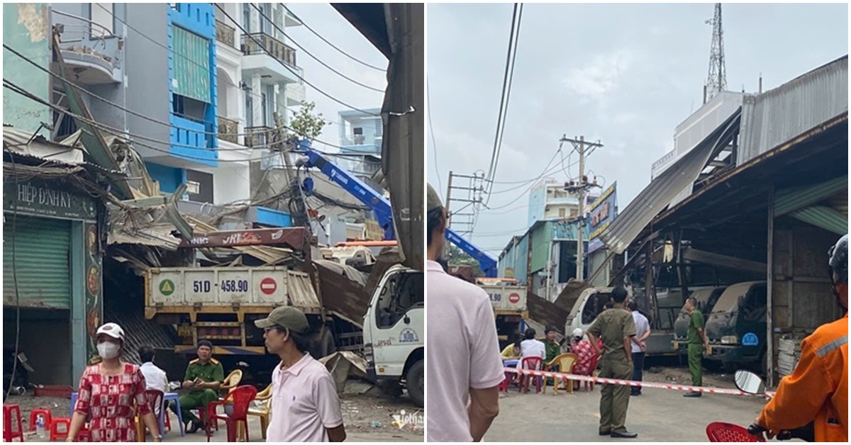 Hiện trường tan hoang sau tiếng nổ lớn rung chuyển khu dân cư tại công ty ép kính, nhiều nhà dân bị xé toạc