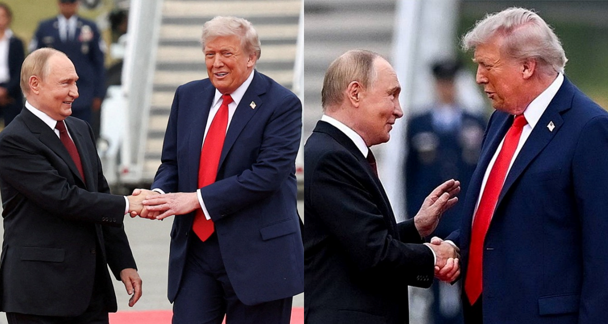 Tổng thống Putin và Tổng thống Trump có hành động cực kỳ khác thường tại hội nghị thượng đỉnh Alaska