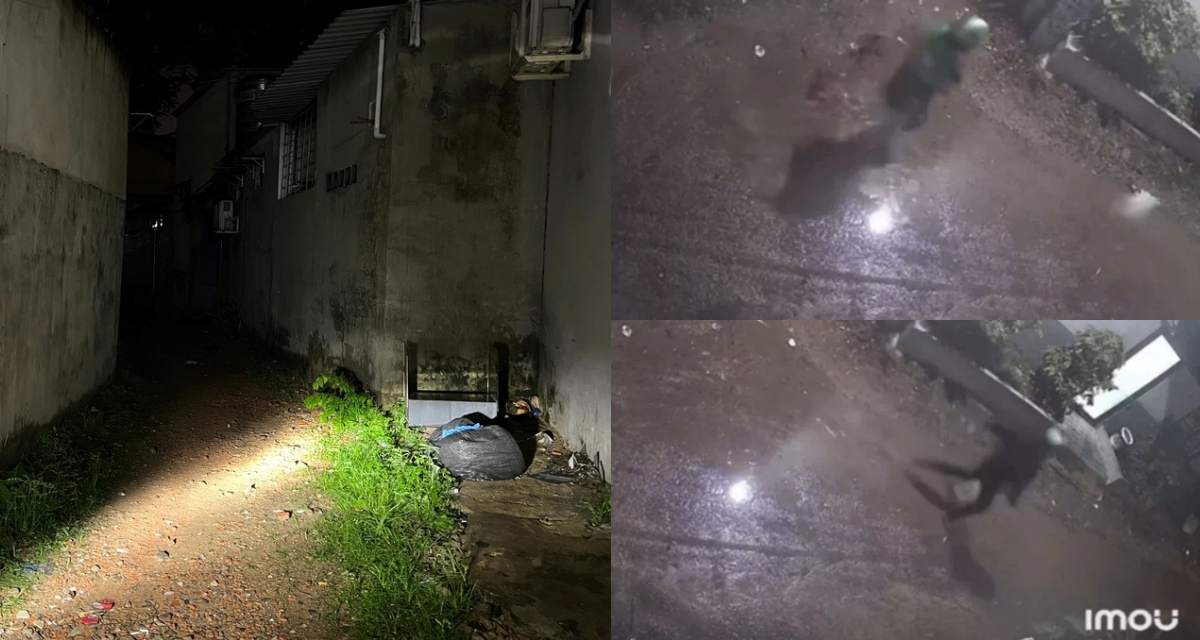 Camera ghi lại khoảnh khắc tài xế xe ôm bị sát hại trong hẻm, vẫn cố làm 1 việc trước khi gục xuống