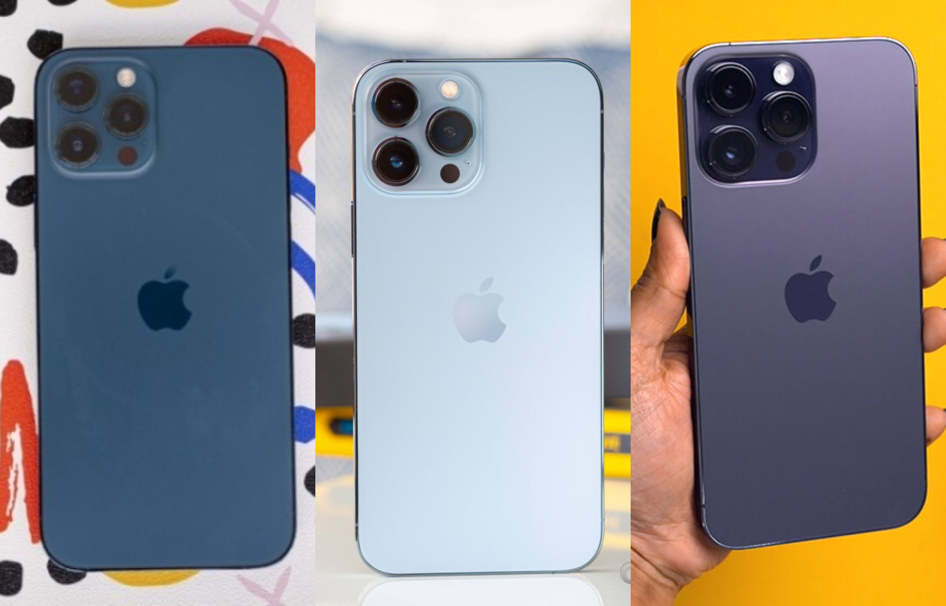 Tam ca iPhone 12 Pro Max, iPhone 13 Pro Max và iPhone 14 Pro Max giảm cả triệu, tiếp tục rẻ bèo