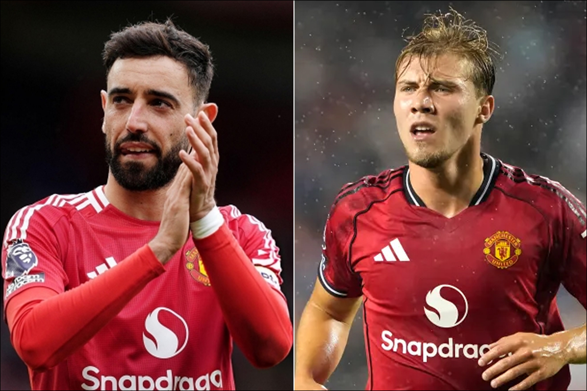 Tin chuyển nhượng trưa 25/8: MU chính thức bán Bruno Fernandes sau trận Fulham; Hojlund rời Man Utd