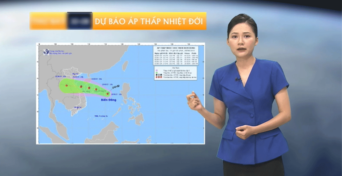 Dự báo thời tiết Hà Nội ngày 28/9-30/8? Tin mới việc áp thấp nhiệt đới sắp mạnh lên thành bão