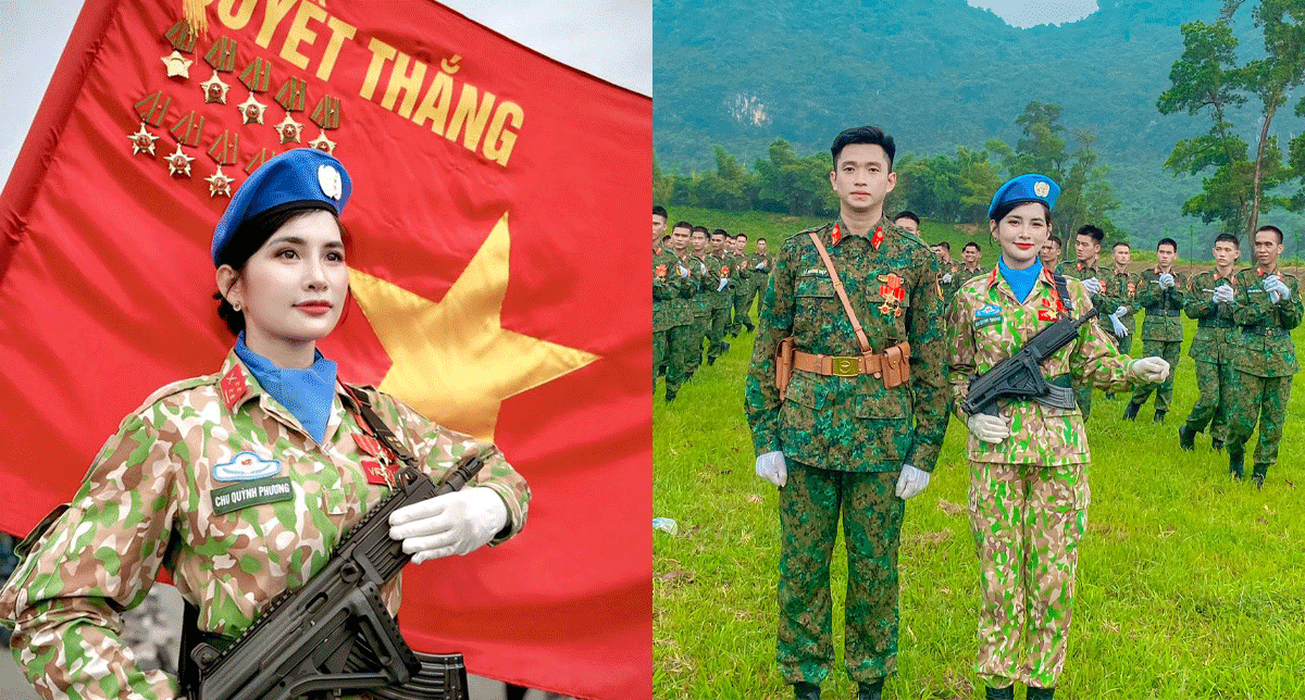 Hiếm hoi: Chiến sĩ Chu Quỳnh Phương tự hào tiếp nối truyền thống 3 thế hệ tham gia diễu binh 