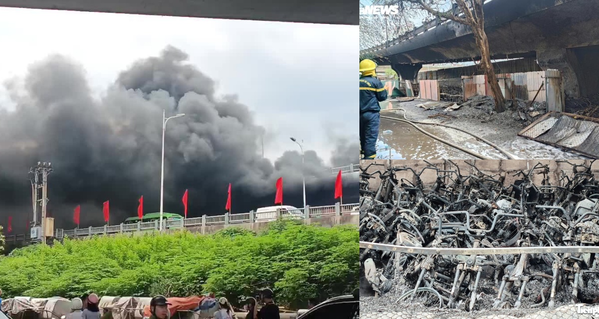 Cháy hàng trăm xe máy dưới cầu Vĩnh Tuy: Lo ngại kết cấu công trình bị ảnh hưởng nghiêm trọng