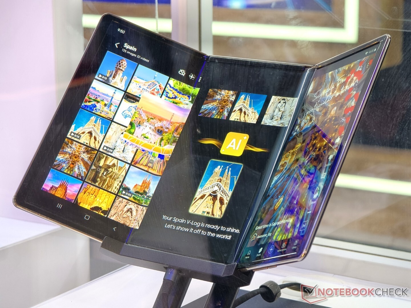 Samsung Galaxy Z TriFold: Siêu phẩm màn hình gập ba lần đầu hé lộ với loạt tính năng đột phá