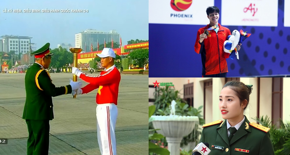 Profile cực chất của 4 thành viên đoàn rước đuốc ở Đại lễ 2-9, người dẫn đầu là niềm tự hào của thể thao Việt Nam