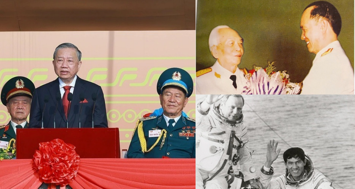 Điều đặc biệt về 2 vị tướng anh hùng ngồi cạnh Tổng Bí thư Tô Lâm khi đọc diễn văn ở Quảng trường Ba Đình