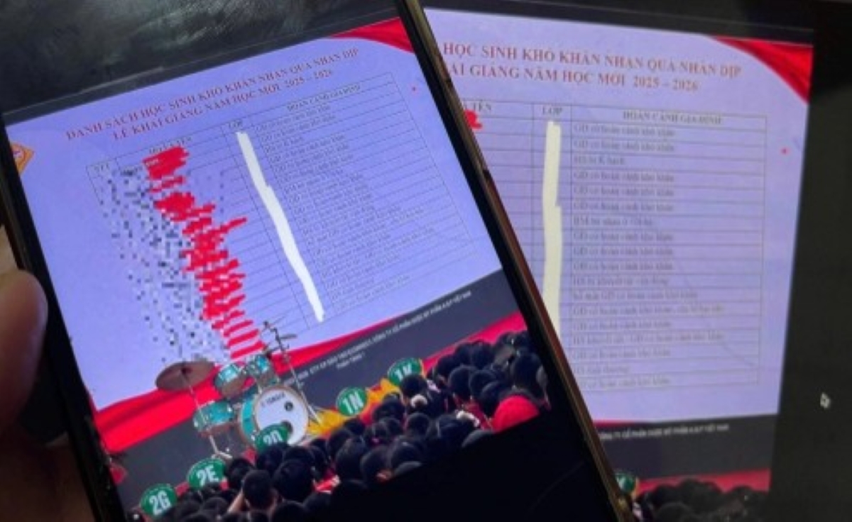 Trường Tiểu học ở Hà Nội viết thư xin lỗi về việc \'bêu tên\' học sinh khó khăn trong lễ khai giảng