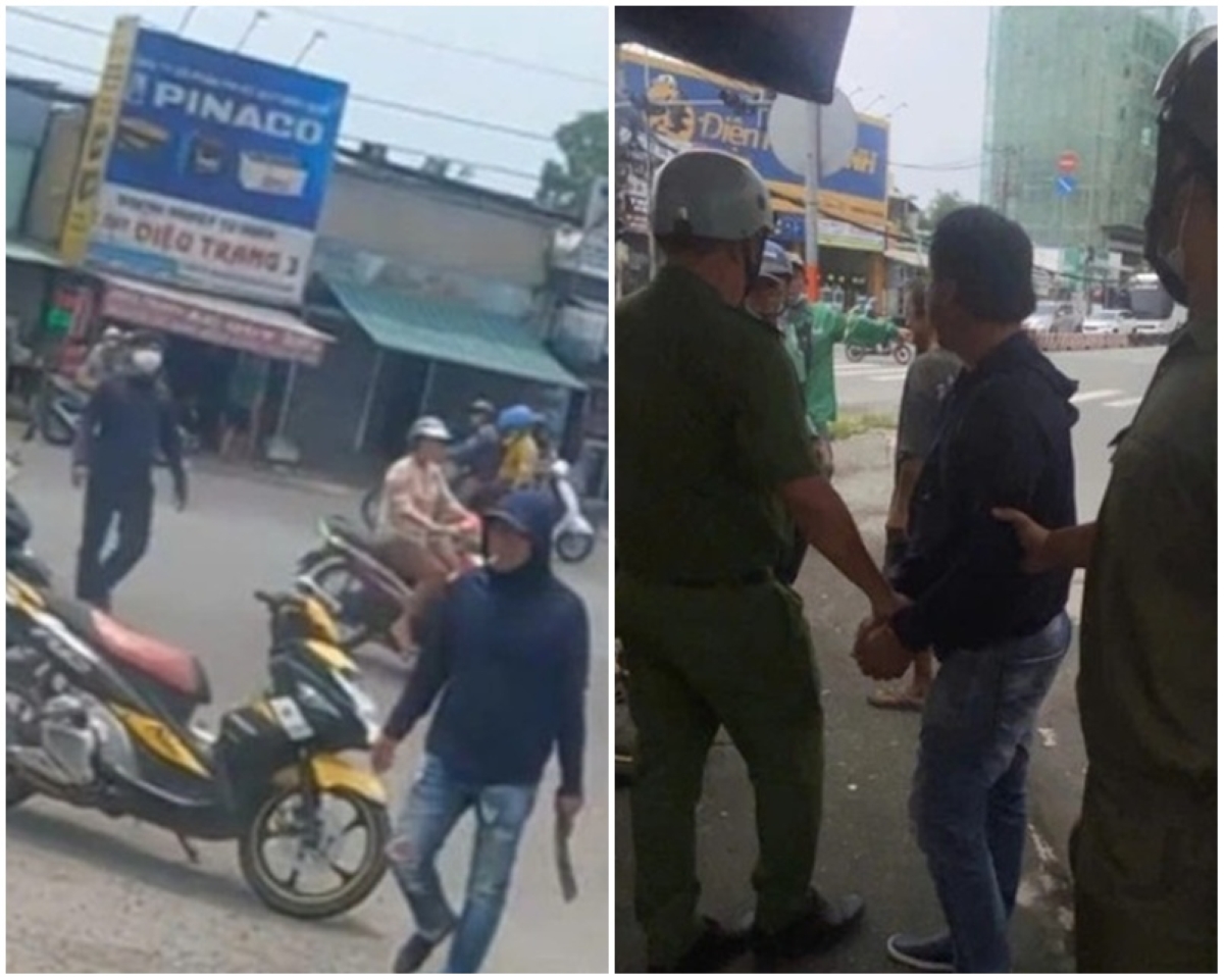 Làm rõ nguyên nhân một người đàn ông trùm mặt kín mít, vác rựa đe dọa người đi đường ở TP.HCM