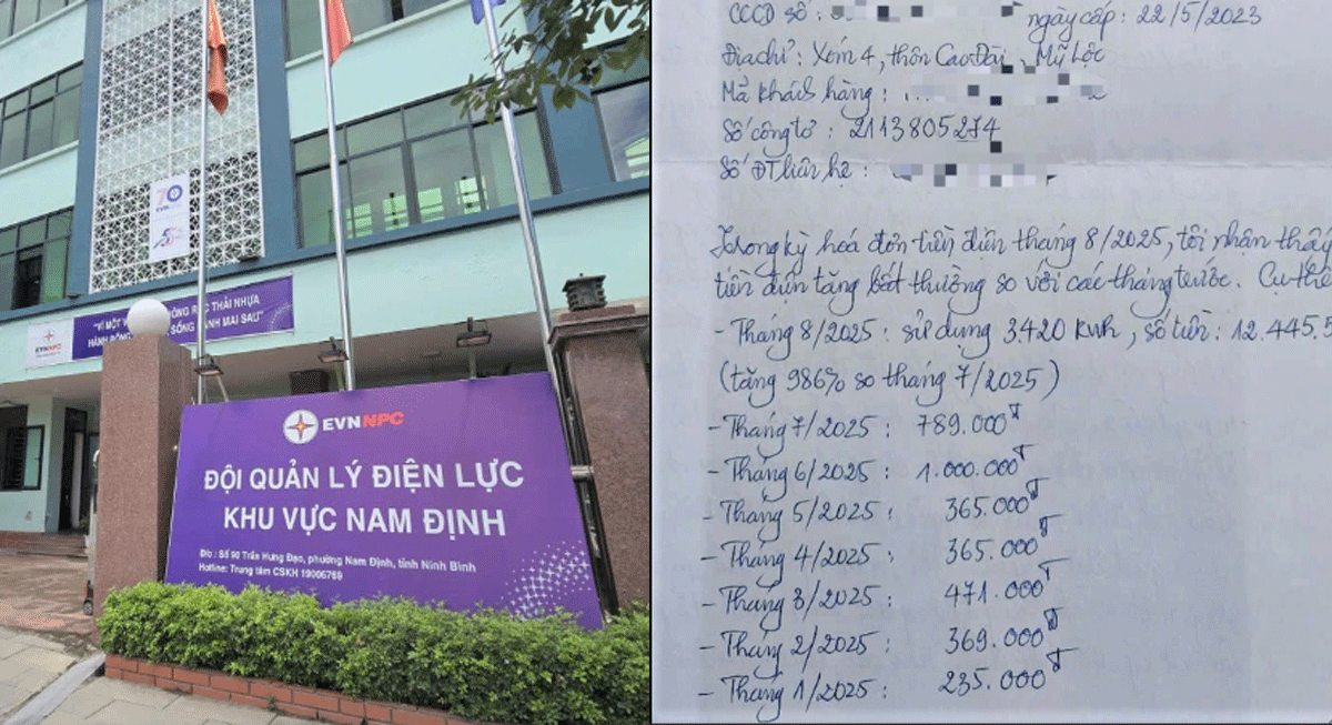 Điện lực lên tiếng lý giải nguyên nhân hóa đơn tiền điện tháng 8 của cụ bà đơn thân hết 12 triệu