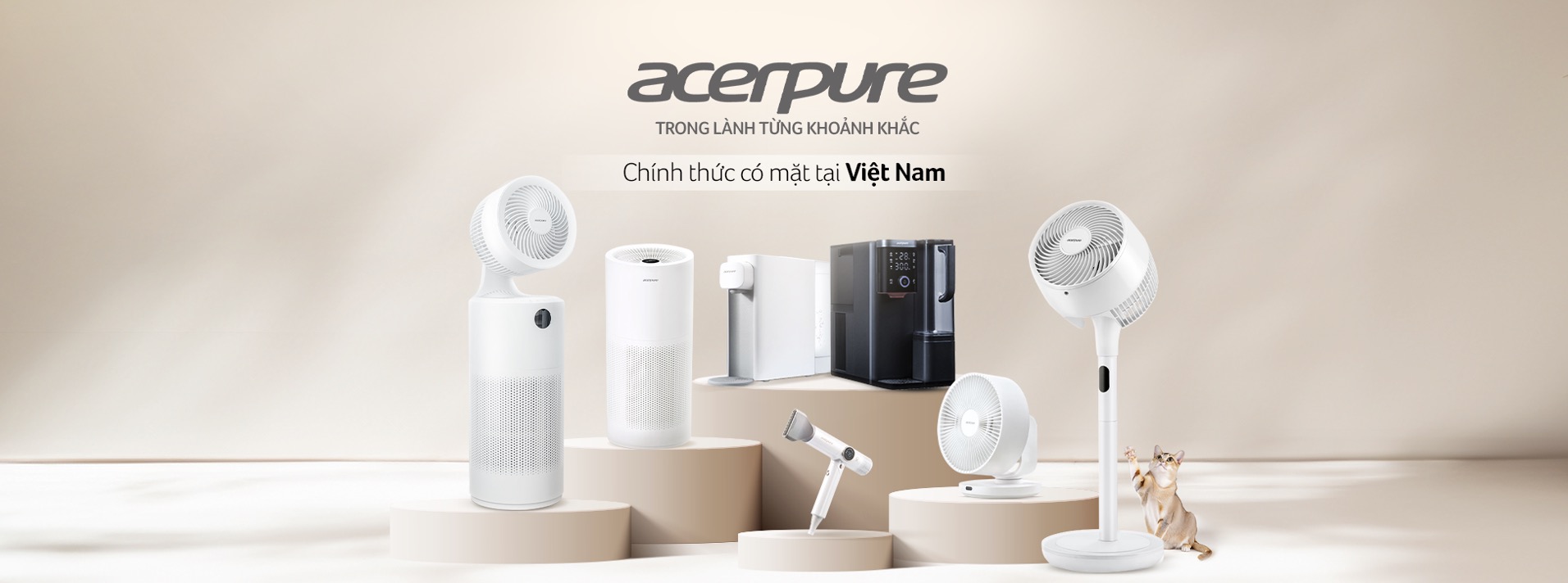 Acerpure thương hiệu gia dụng thông minh Đài Loan chính thức có mặt tại Việt Nam