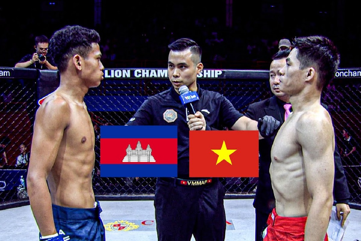 Tung đòn hiểm, võ sĩ Việt Nam khiến tay đấm Campuchia ngất lịm trên sàn MMA