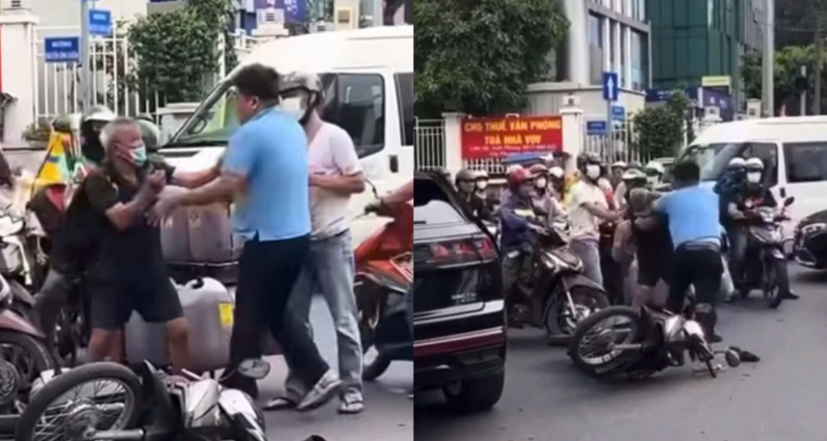 Danh tính người đàn ông hành hung cụ lớn tuổi ở TPHCM sau va chạm: Công an đưa về trụ sở làm rõ nguyên nhân