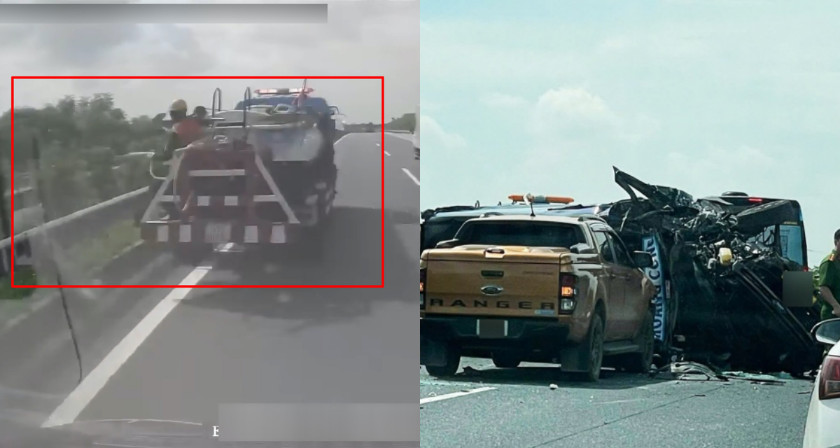 Vụ va chạm limousine với xe tưới cây trên cao tốc: Phát hiện chi tiết bất thường, làm rõ trách nhiệm pháp lý 2 tài xế 