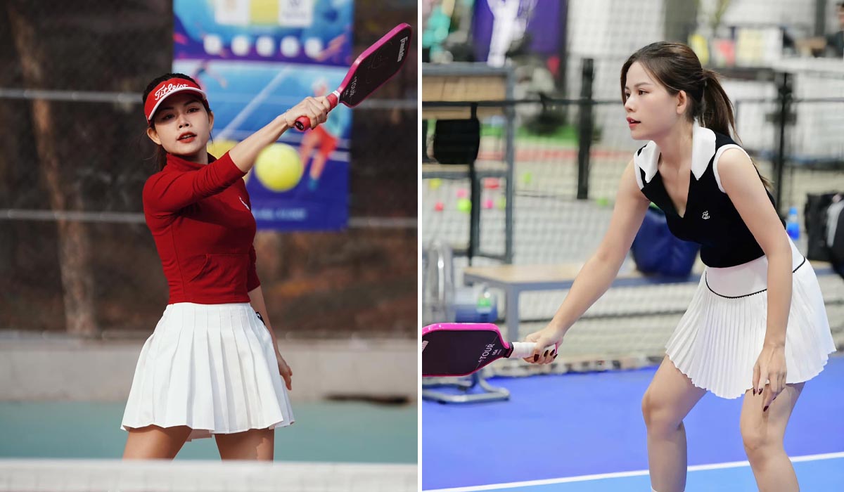 MC Thùy Dung \'lão hóa ngược\' nhờ chơi pickleball, vóc dáng ở tuổi U40 khiến các hotgirl trẻ chạy dài