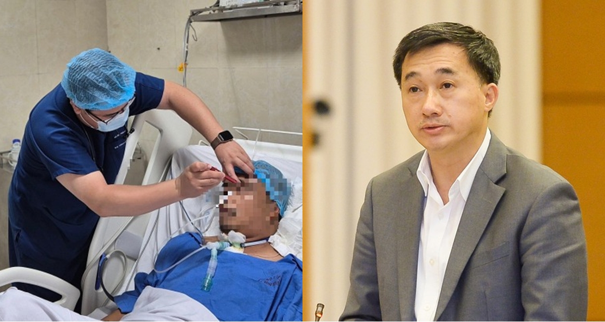 Thứ trưởng Bộ y tế mở đường, cứu người tai nạn trên cầu Nhật Tân thoát cửa tử trong gang tấc