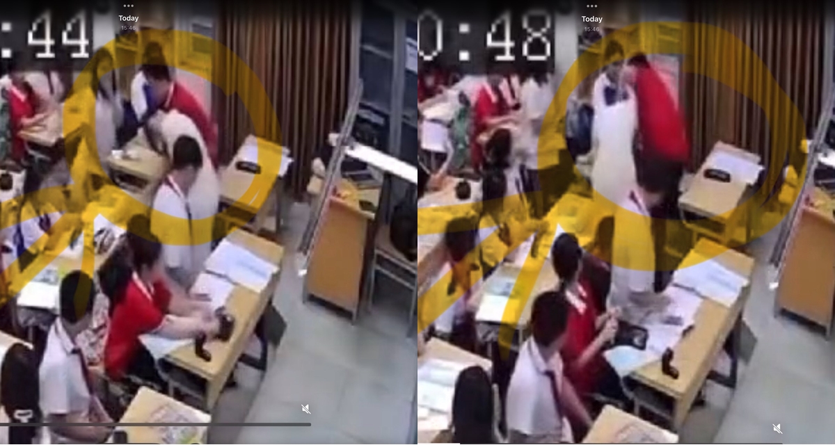 Hé lộ lý do nam sinh lớp 7 túm tóc xô ngã cô giáo ngay trong lớp học, cách xử lý của trường gây tranh cãi