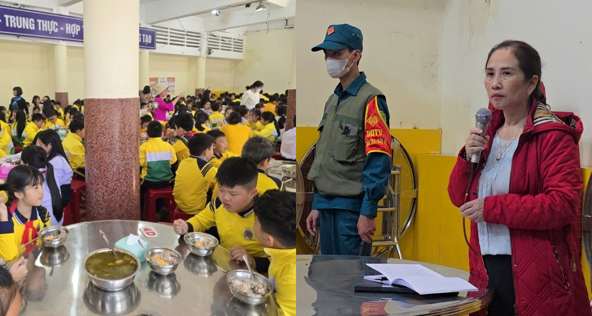 Người tố cáo vụ thực phẩm bẩn vào trường tiểu học lên tiếng, tố hiệu trưởng chỉ đạo nấu cho học sinh