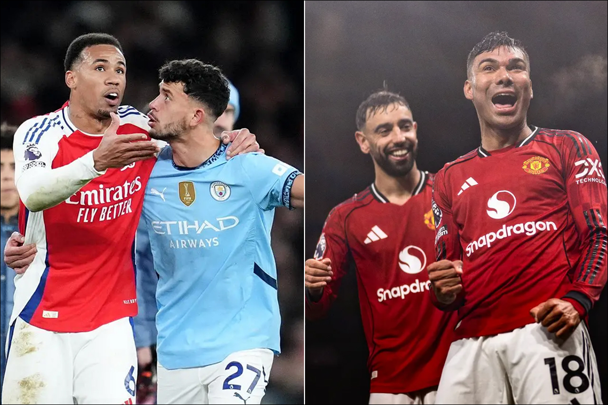 Bảng xếp hạng Ngoại hạng Anh 2025/26 mới nhất: Man City áp sát Arsenal, Man Utd rơi khỏi top 10?
