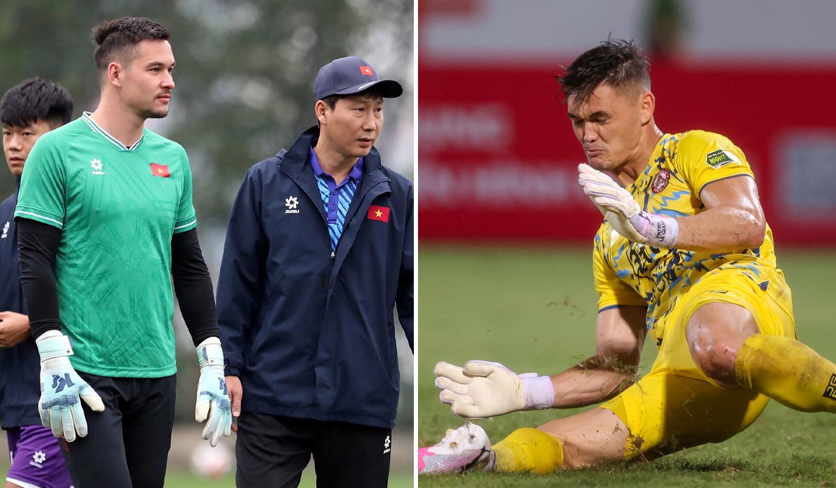ĐT Việt Nam đón tin vui từ thủ môn châu Âu, Filip Nguyễn bị HLV Kim Sang Sik gạch tên?